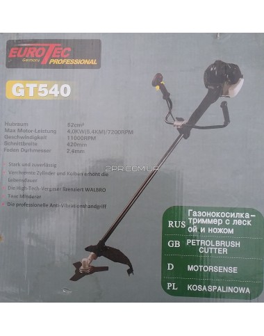 Бензотриммер GT-540, 4,0 кВт Eurotec
