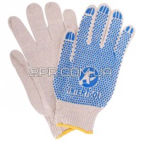 Перчатки защитные трикотажные с ПВХ покрытием SP-0134 INTERTOOL