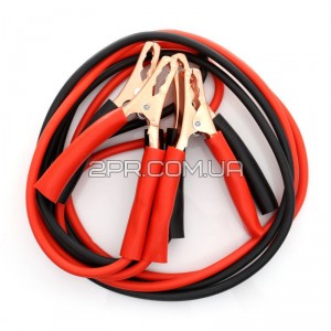Пускові кабелі 500А 2,5м KD1283 KraftDele для прикурювання автомобілів