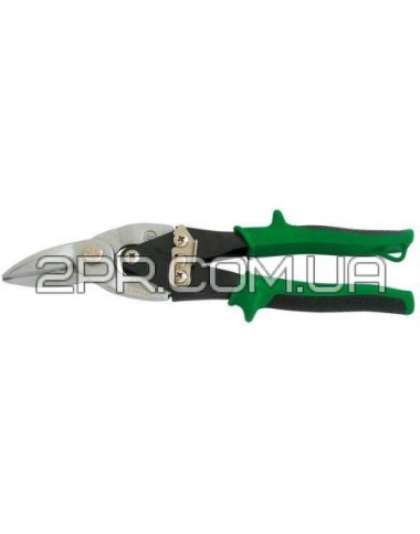 Ножиці для бляхи CrMo 250 мм праві зелені "F.G." (MN-63-216) Modeco