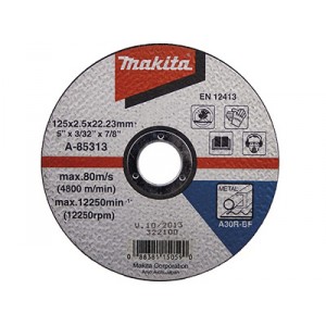 Отрезной диск по металлу 125х2,5 30R, плаский Makita
