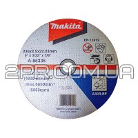 Відрізний диск по металу 230х2,5 30R, плаский Makita
