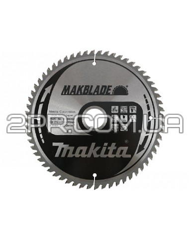 Пиляльний диск Т.С.Т. MAKBlade 255x30 60T Makita
