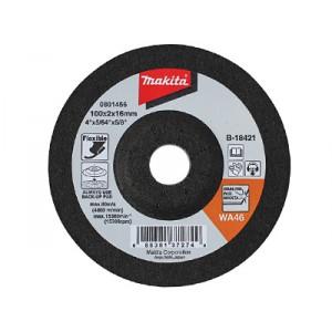 Гибкий шлифовальный диск 100x2x16 46T для высококачественной стали Makita