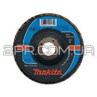 Пелюстковий шліфувальний диск 115х22,23 К40, корунд Makita