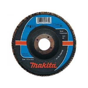 Пелюстковий шліфувальний диск 125х22,23 К40, корунд Makita
