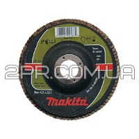 Лепестковый шлифовальный диск 115х22,23 К80, карбид кремнию Makita