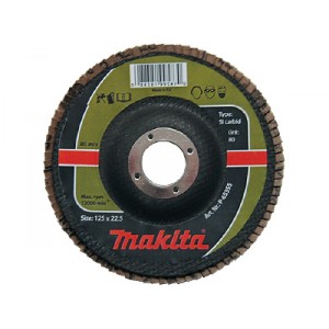 Лепестковый шлифовальный диск 115х22,23 К120, карбід кремнію Makita