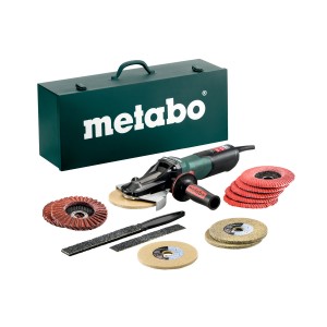 Угловая шлифмашина WEVF 10-125 Quick Inox Set + (Набор с принадлежностями) Metabo 613080500