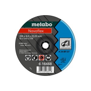 Круг зачистной Novoflex 180x6,0x22,2 мм по стали Metabo
