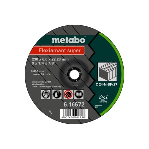 Круг зачистной Flexiamant super 125x6,0x22,2 по камню Metabo