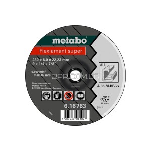 Круг зачистной Flexiamant super 230x6,0x22,2 по алюминию Metabo