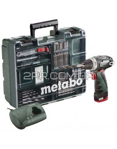 Аккумуляторная дрель-шуруповерт PowerMaxx BS Mobile Workshop NEW Metabo