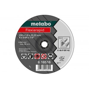 Круг отрезной Flexirapid 125x1,5x22,23 алюминий Metabo