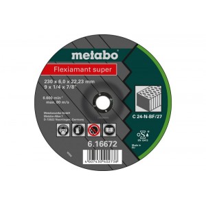 Круг зачистной Flexiamant super 230x6,0x22,2 по камню Metabo